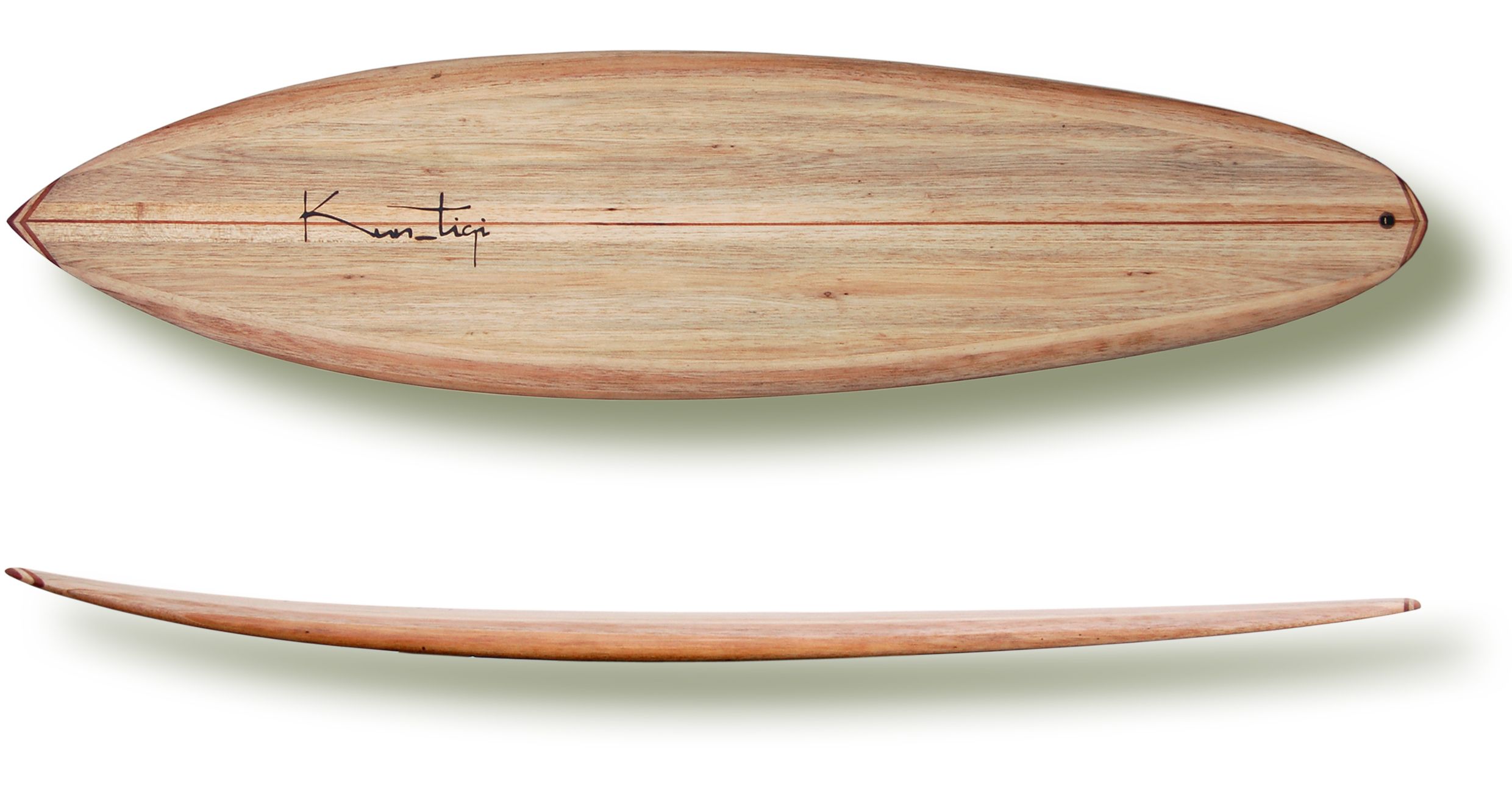 Wood surfboard 