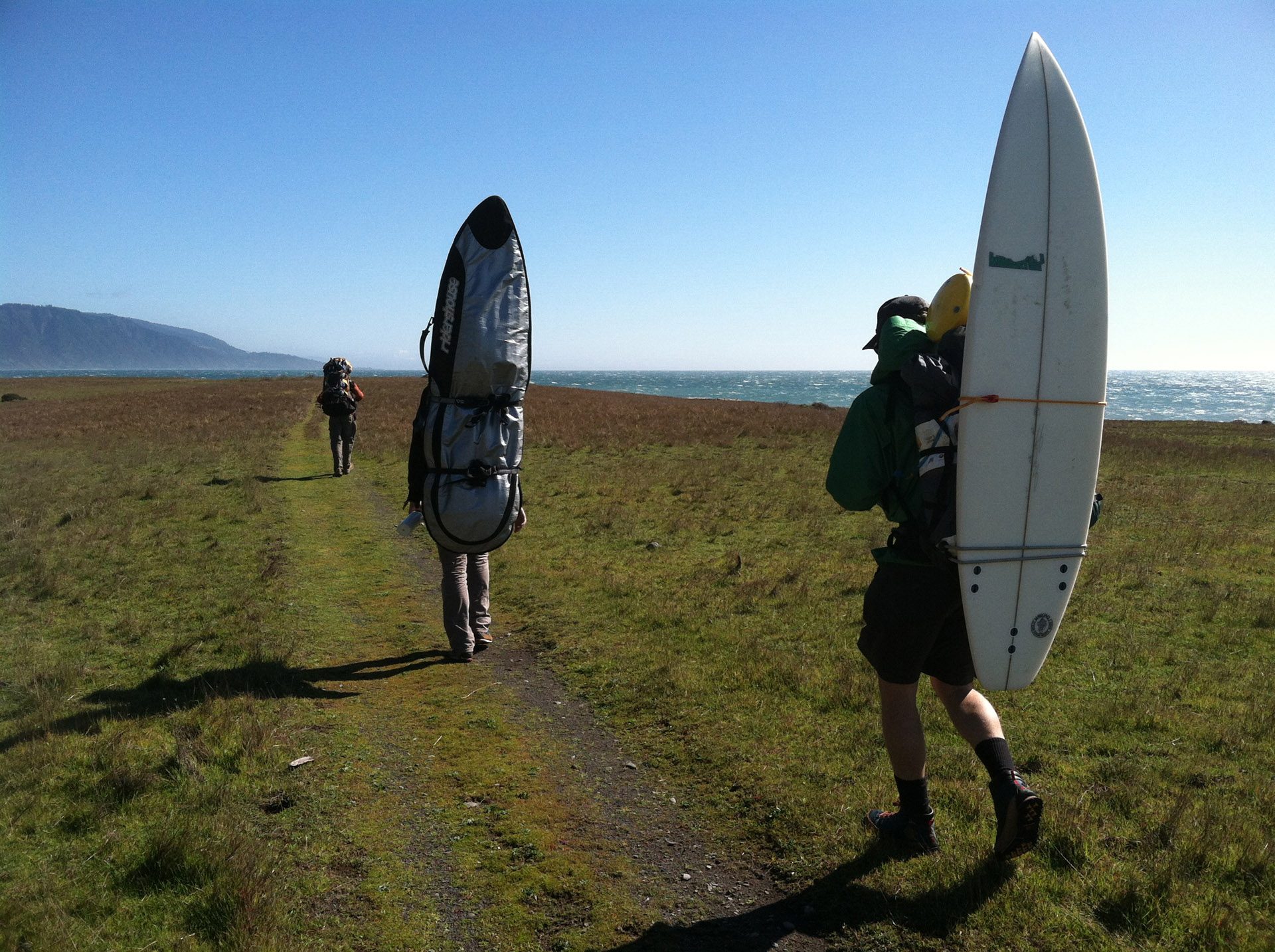 Surf Hiking for Waves