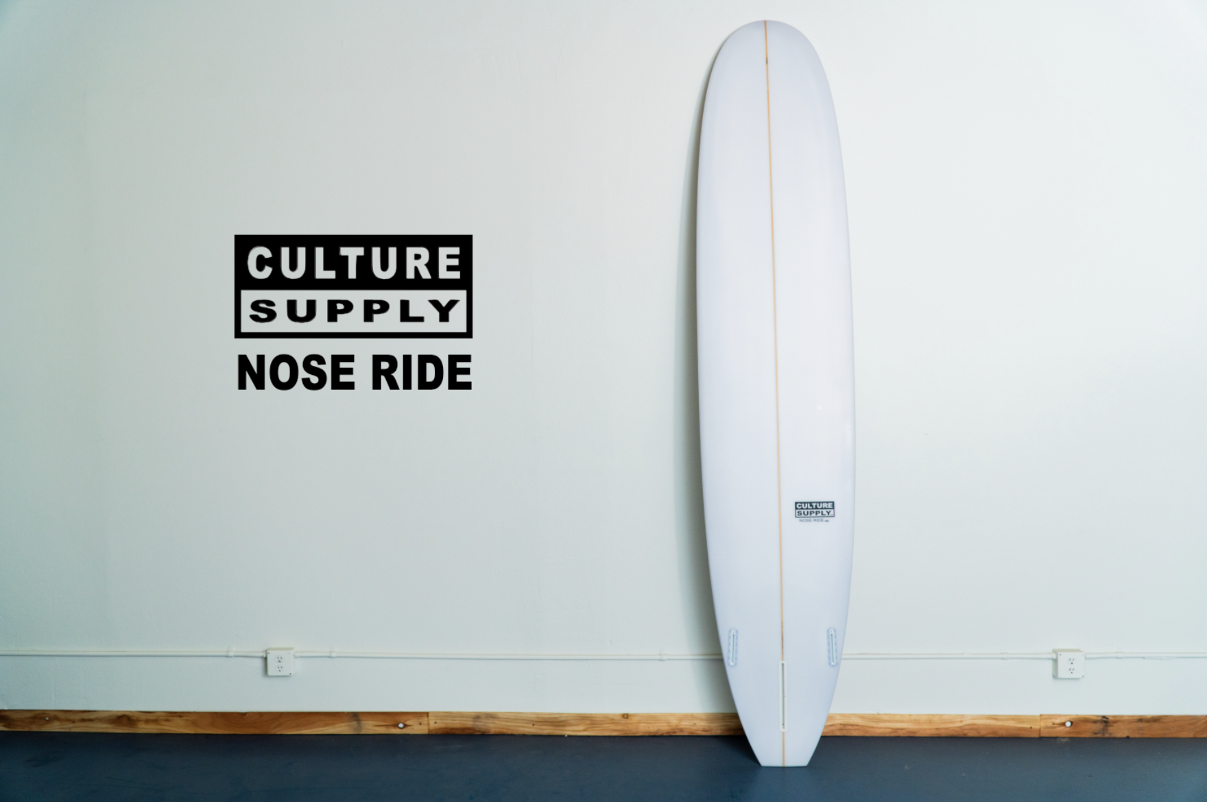 ridden nose surfboard