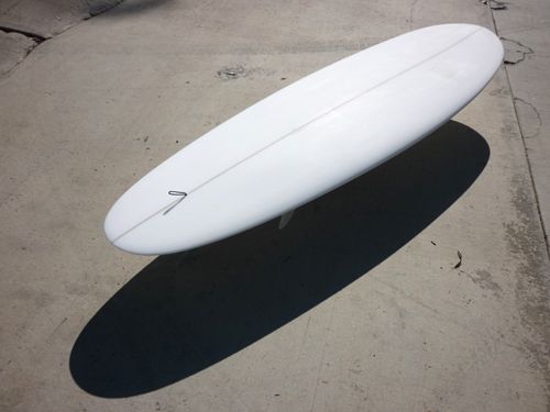 displacement hull surfboard