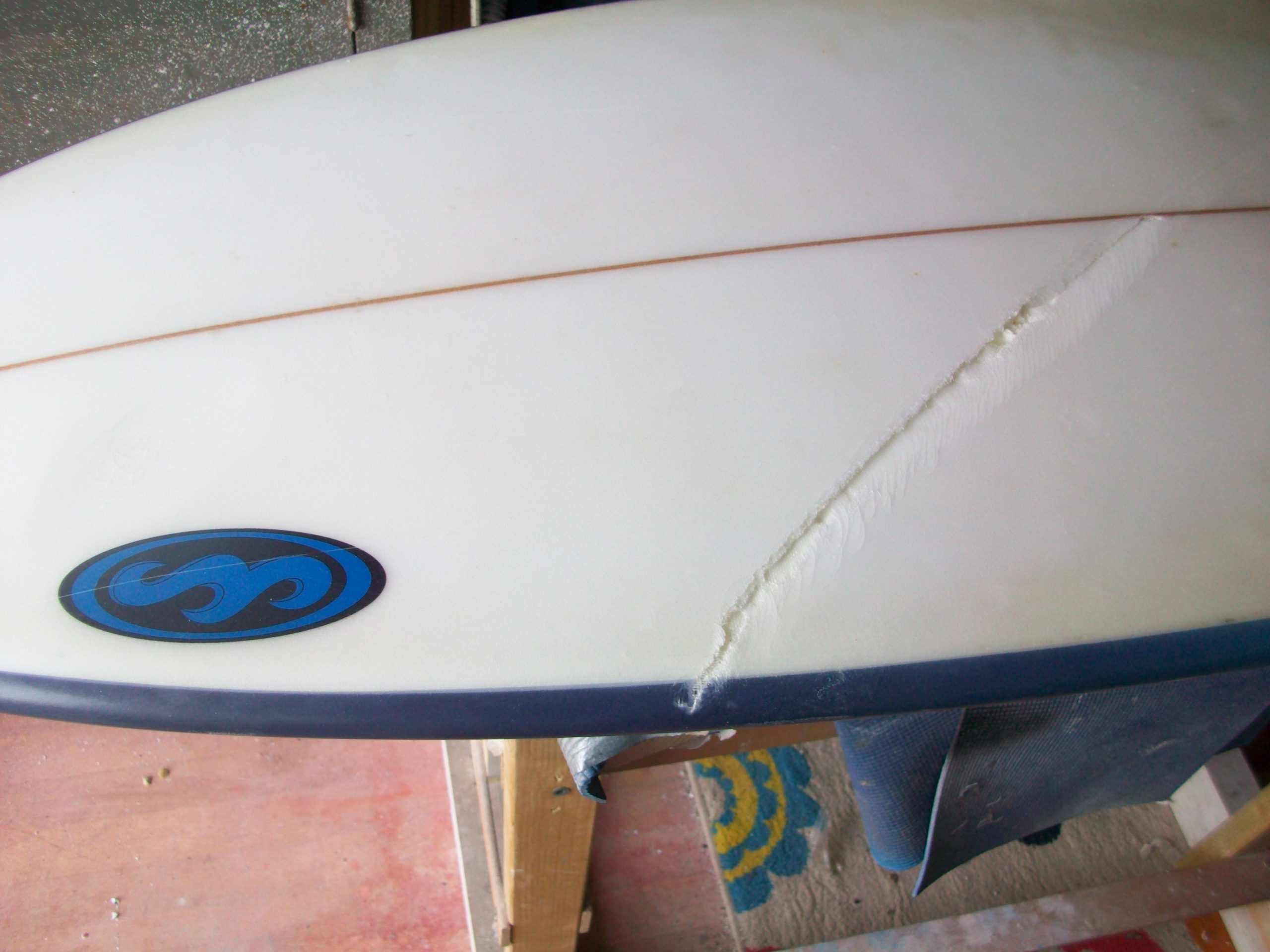 Surfboards slits
