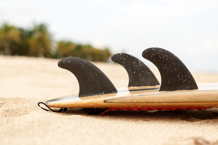 Surfboard fins 