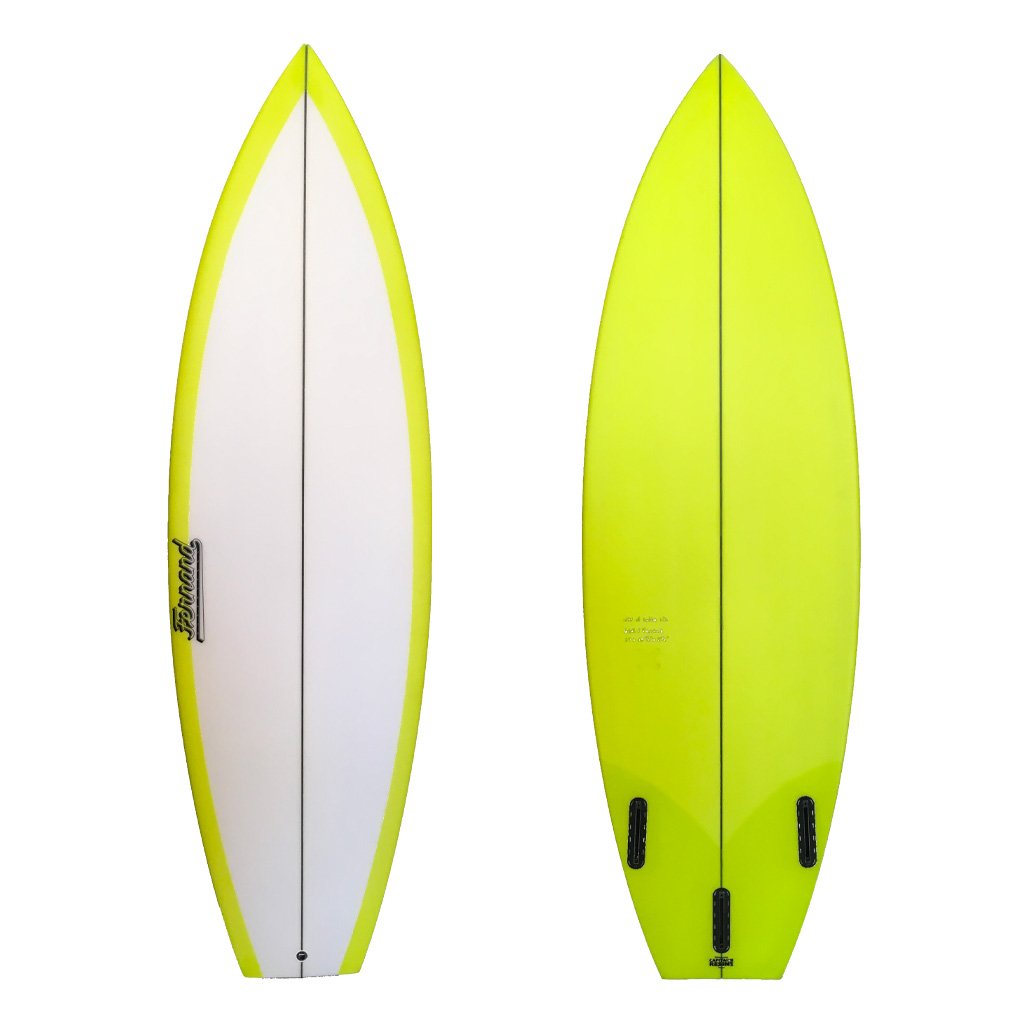 square tail surfboard