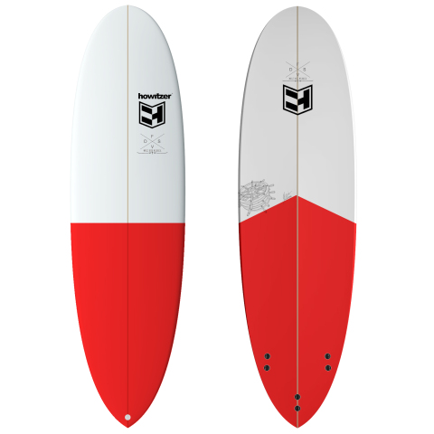 Pin tail surfboard 