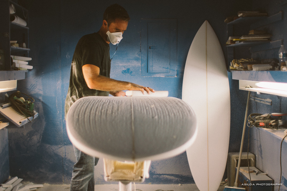 surfboard making process