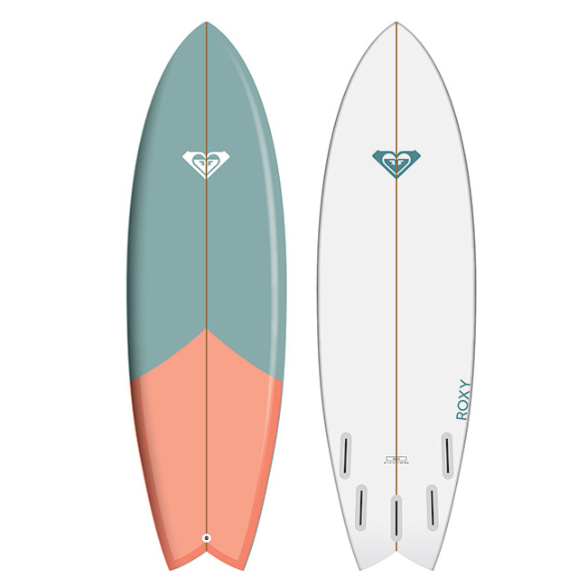 roxy Surfboards The Fish Blue