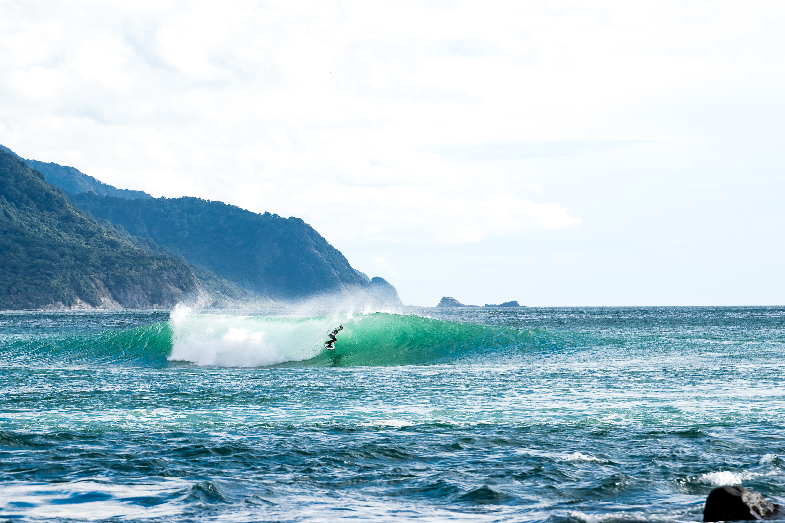Surfing New Zealand's South Island
