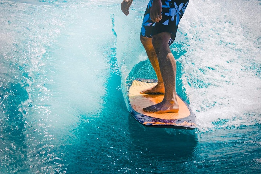 first surfboard