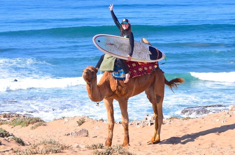 Surfing in Morocco