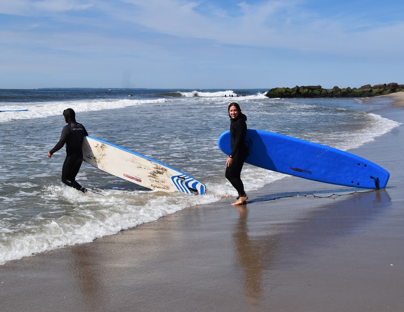Surfing Rockaway Beach