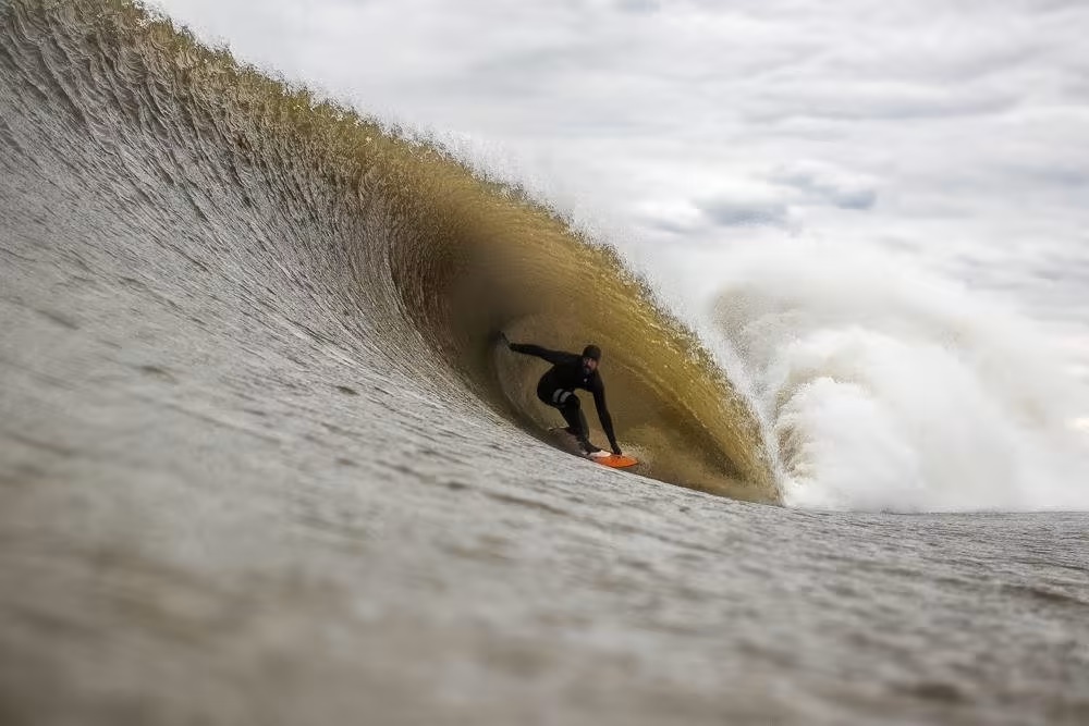 Big Waves for Hatteras Island Surfers