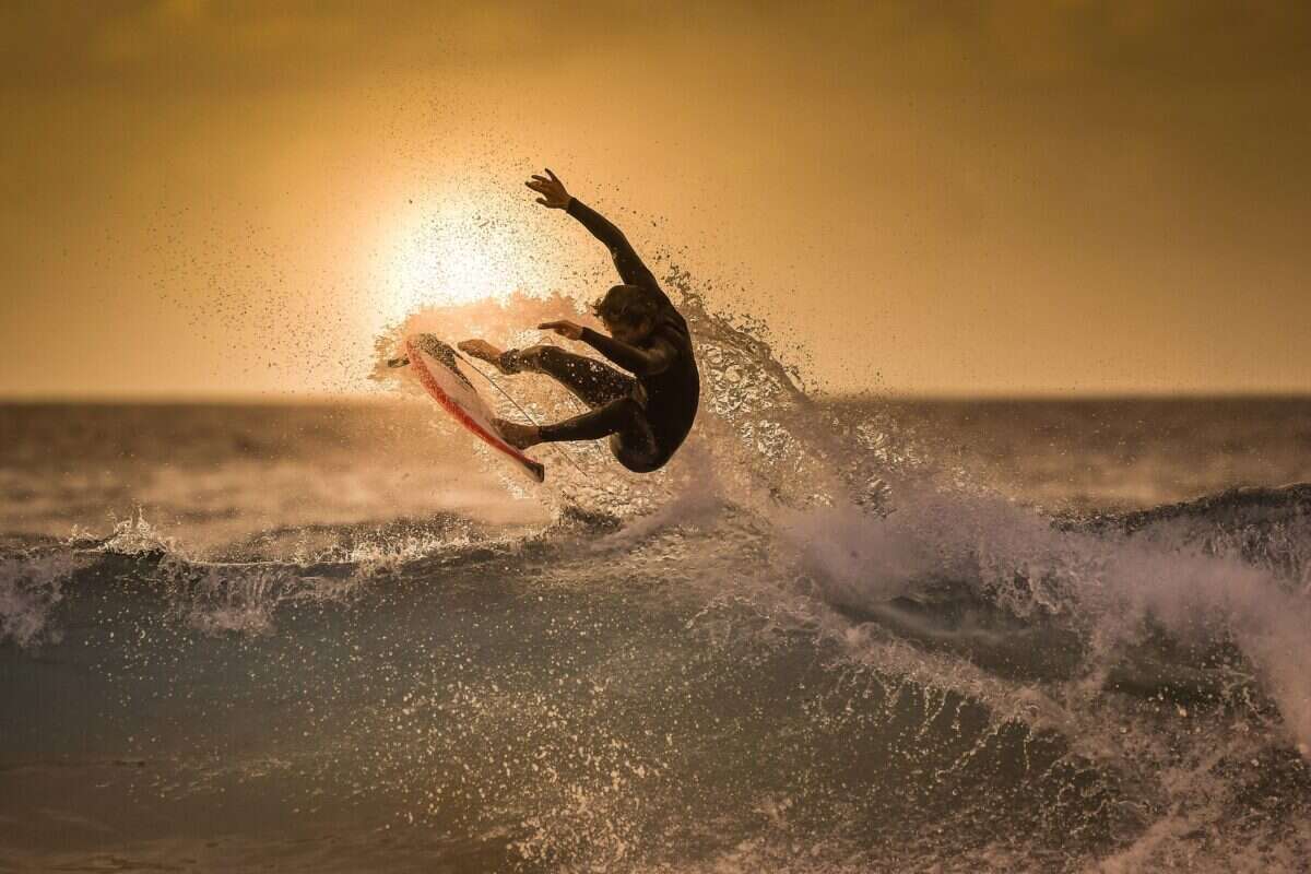 Surfing in Spain