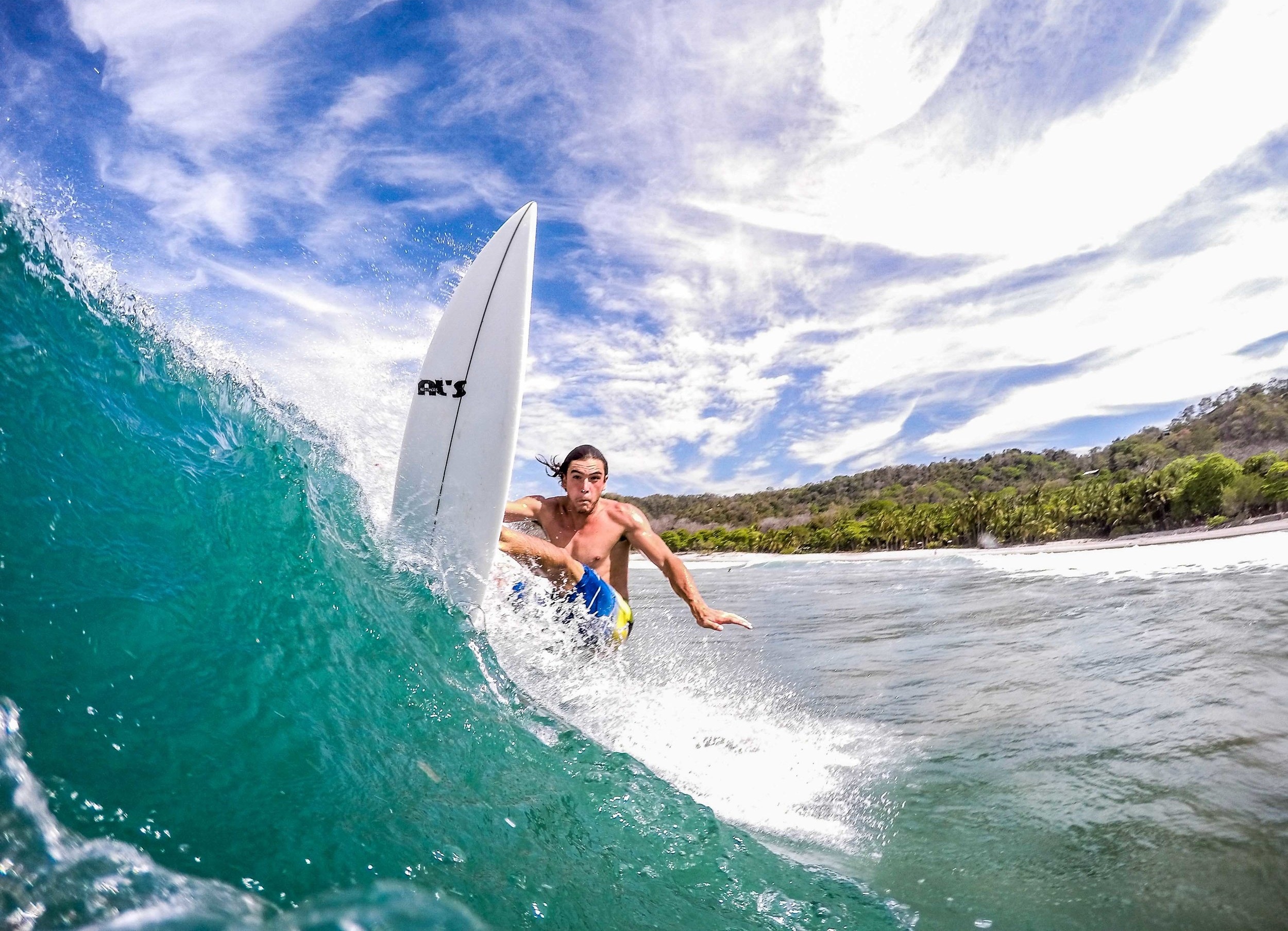 Surfing in Costa Rica Santa-Teresa